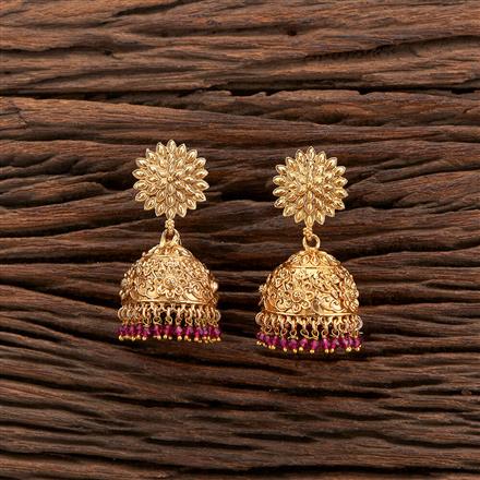 Antique Jhumki With Gold Plating
