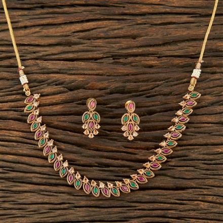 Antique Delicate Necklace With Gold Plating