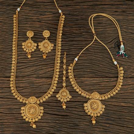 Antique Combo Necklace Set With Gold Plating