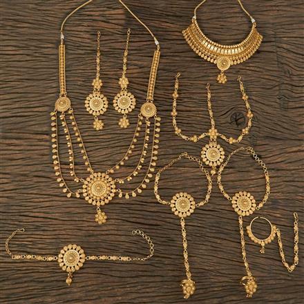 Antique Classic Bridal Sets With Gold Plating