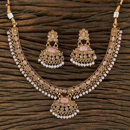 Antique Delicate Necklace With Gold Plating