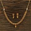 Antique Plain Gold Necklace With Gold Plating