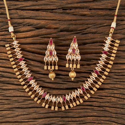 Antique Classic Necklace With Gold Plating