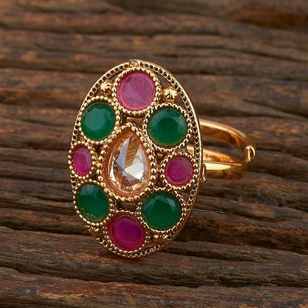 Antique Delicate Ring With Gold Plating