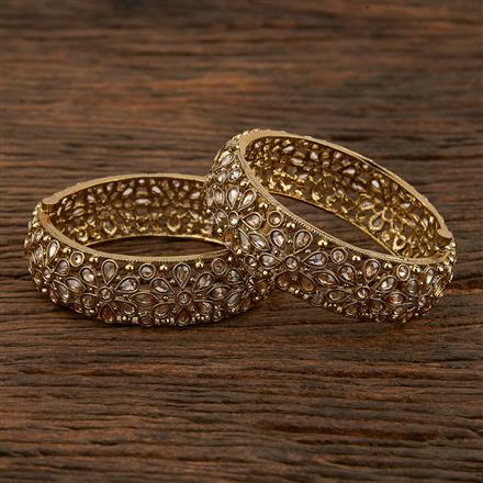 Antique Openable Bangles With Mehndi Plating