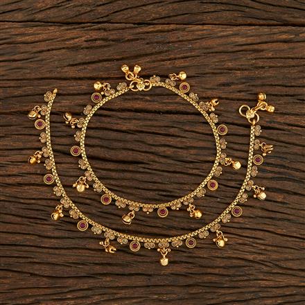 Antique Ghungru Payal With Gold Plating