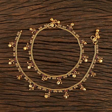 Antique Ghungru Payal With Gold Plating