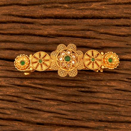 Antique Classic Hair Clip With Gold Plating