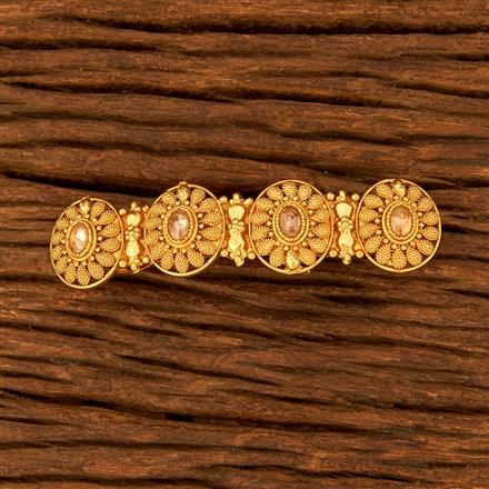 Antique Classic Hair Clip With Gold Plating