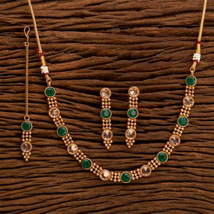 Antique Delicate Necklace With Gold Plating