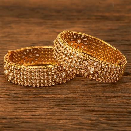 Antique Openable Bangles With Gold Plating