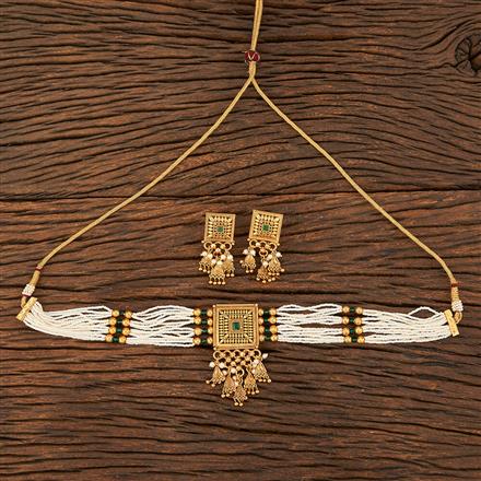 Antique Mala Necklace With Gold Plating