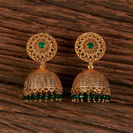 Antique Jhumki With Gold Plating