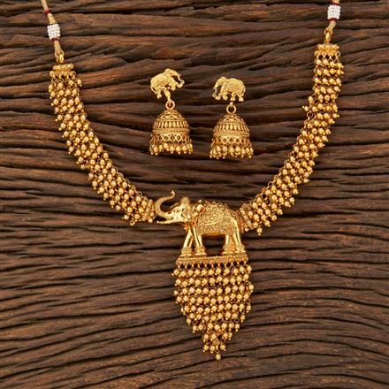 Antique Classic Necklace With Gold Plating