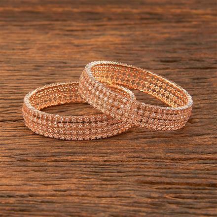 Antique Classic Bangles With Rose Gold Plating