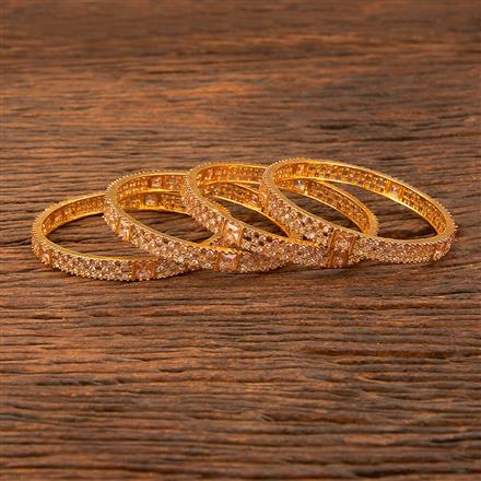Antique Delicate Bangles With Gold Plating