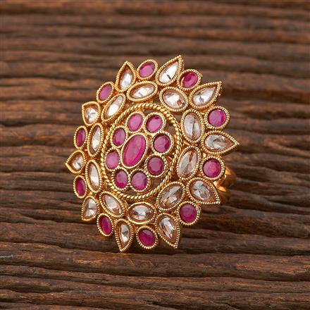 Antique Adjustable Ring With Gold Plating