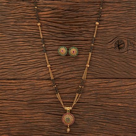 Antique Classic Mangalsutra With Gold Plating