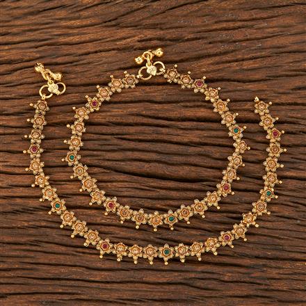 Antique Classic Payal With Gold Plating