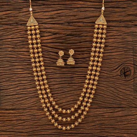 Antique Mala Necklace With Gold Plating