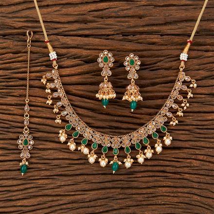 Antique Delicate Necklace With Gold Plating