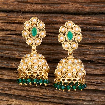 Antique Moti Earring With Gold Plating