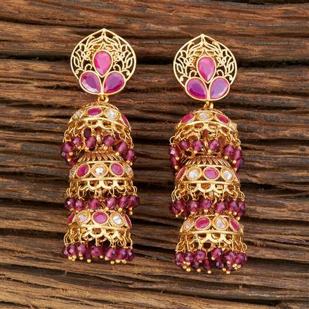 Antique Long Earring With Gold Plating