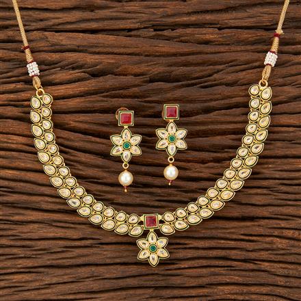 Antique Classic Necklace With Gold Plating