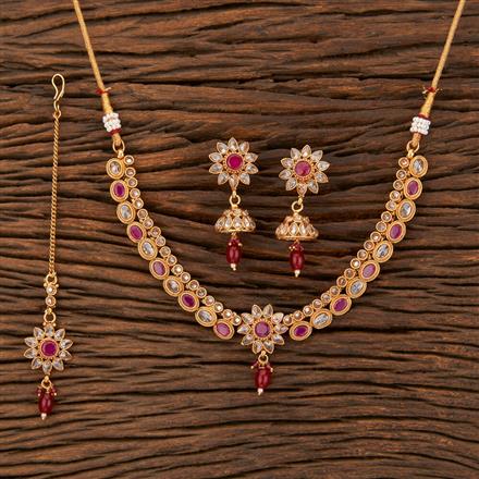 Antique Delicate Necklace With Gold Plating