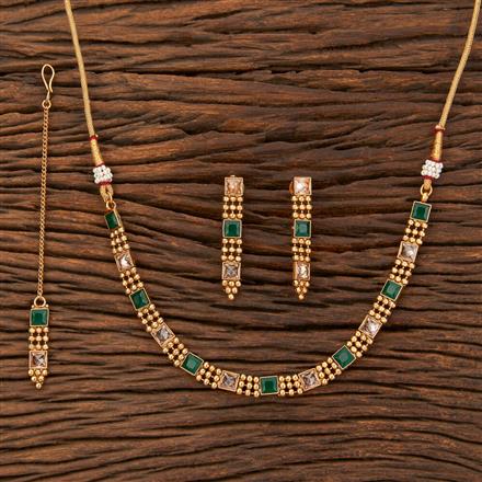 Antique Delicate Necklace With Gold Plating