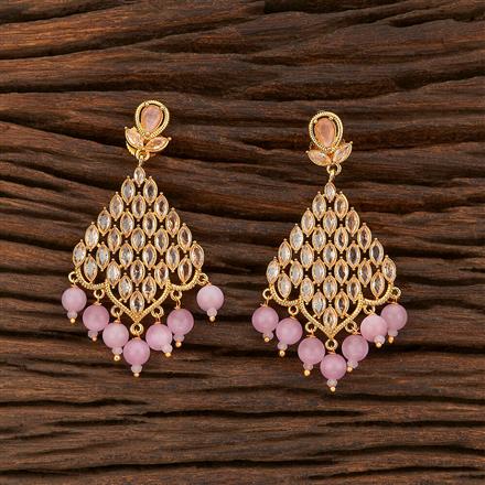 Antique Pearl Earring With Gold Plating