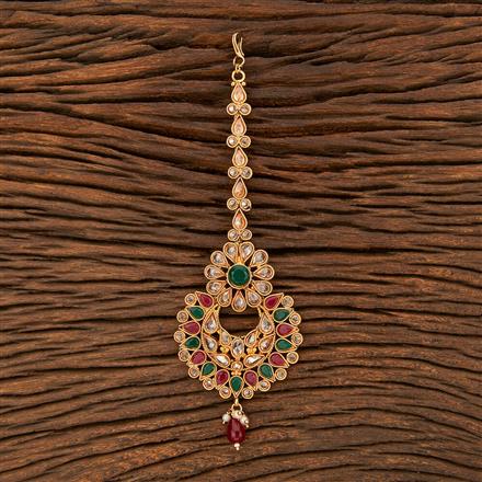 Antique Chand Tikka With Gold Plating