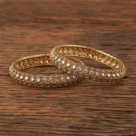 Antique Reverse Ad Bangles With Mehndi Plating