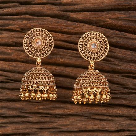 Antique Jhumki With Gold Plating