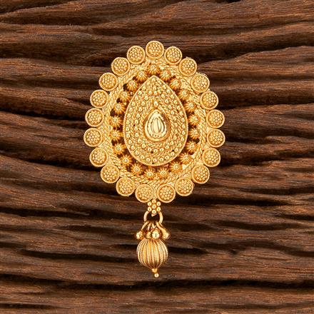 Antique Plain Gold Brooch With Gold Plating