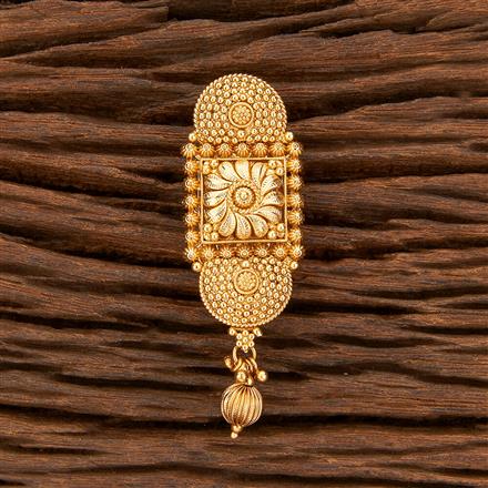 Antique Plain Gold Brooch With Gold Plating