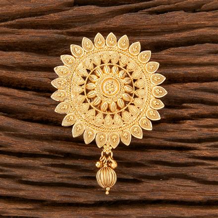 Antique Plain Gold Brooch With Gold Plating