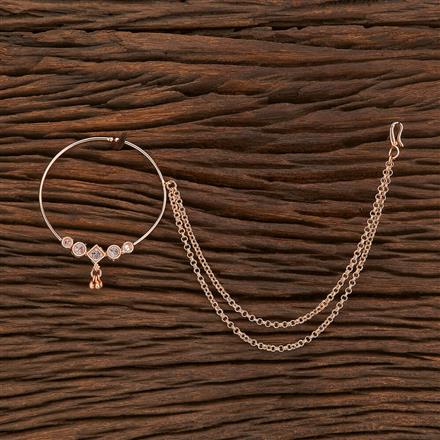 Antique Pressing Nose Ring With Rose Gold Plating