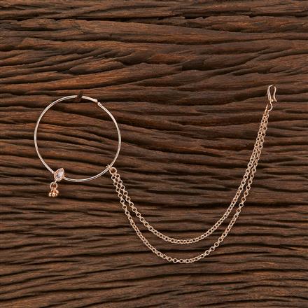 Antique Pressing Nose Ring With Rose Gold Plating