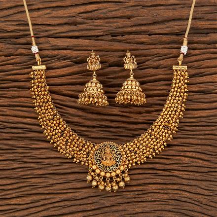 Antique South Indian Necklace With Gold Plating