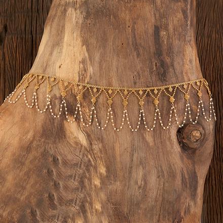 Antique Pearl Belt With Gold Plating