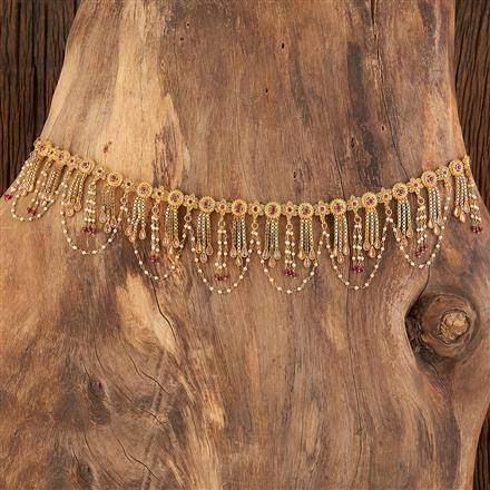 Antique Pearl Belt With Gold Plating