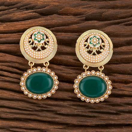 Antique Pearl Earring With Gold Plating