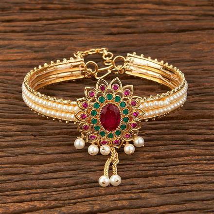 Antique Adjustable Baju Band With Gold Plating