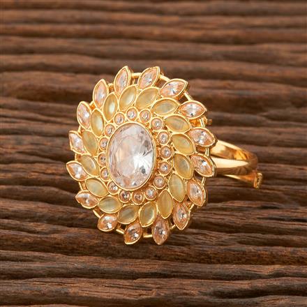 Antique Adjustable Ring With Gold Plating