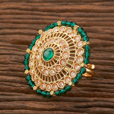 Antique Adjustable Ring With Gold Plating