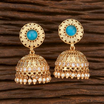 Antique Jhumki With Gold Plating