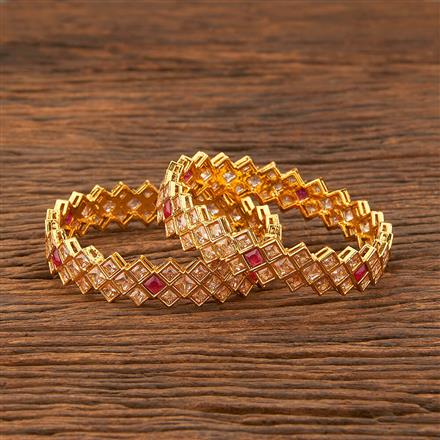 Antique Delicate Bangles With Gold Plating