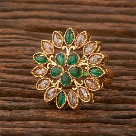 Antique Adjustable Ring With Gold Plating