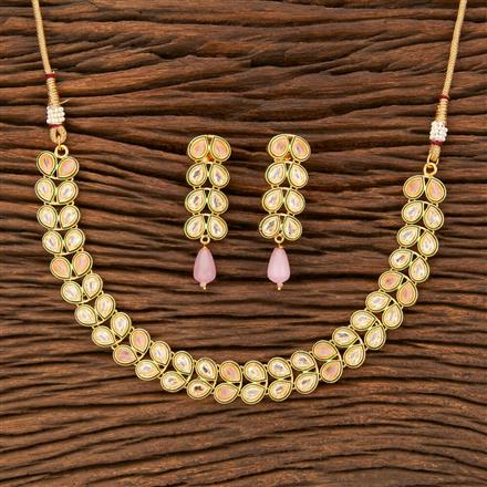 Antique Meenakari Necklace With Gold Plating